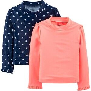 Carter's Toddlers and Baby Girls' Assorted Rashguard Sets, Pack of 2 size 24m